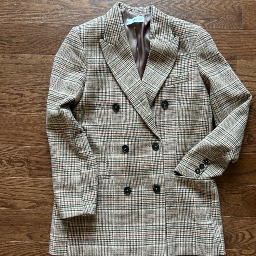 Mango checkered jacket
